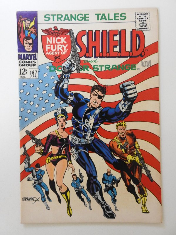 Strange Tales #167 (1968) Classic Steranko Cover! Beautiful Fine/VF Condition!!