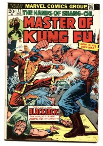 Master of Kung Fu #17-1974 comic book-Blackjack issue VF-