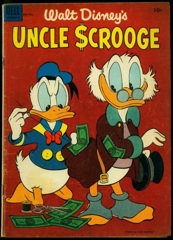 Walt Disney's Uncle Scrooge #4 1954- Dell Comics Carl Barks FN