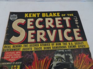 Kent Blake of the Secret Service #5 (1952)GD+ 2.5