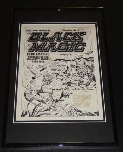 Black Magic #18 Cover Framed 11x17 Photo Display Official Repro Jack Kirby