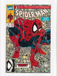 Spider-Man #1 5 Copies Gold Silver Green Polybag #13 Marvel Comics 1990 Set A