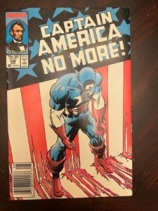Captain America #332 (1987) - Steve Rogers Resigns - VF/NM