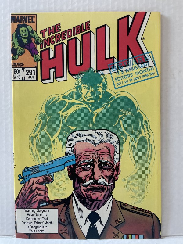 The Incredible Hulk #291 Direct Edition (1984)