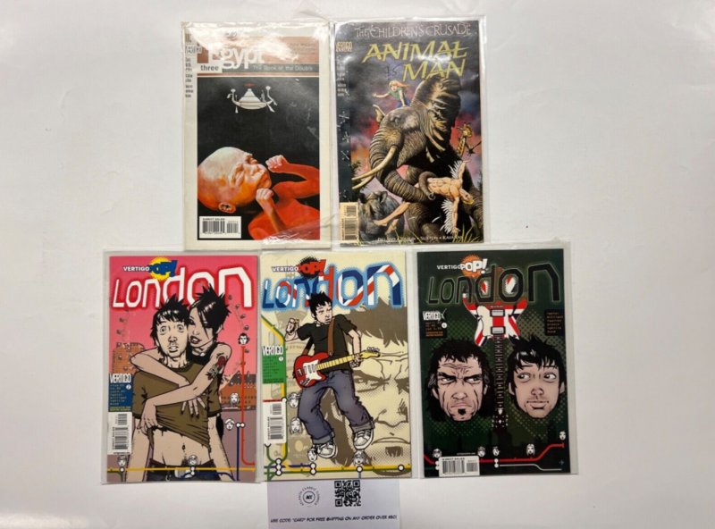 5 DC Comics London # 1 2 4 + Animal # 1 + Egypt # 3 Superman Batman 29 JS43