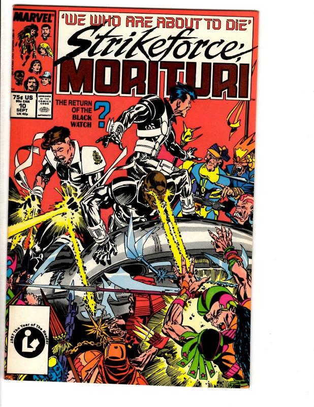 Lot Of 13 Strikeforce Morituri Marvel Comics # 1 2 3 4 5 6 7 8 9 10 11 12 13 RJ1