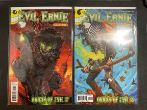 Evil Ernie Dynamite Comics #1 & #2 Comic Books Origin of Evil Part One And Two