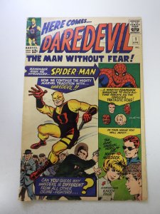 Daredevil #1 1st Appearance of Daredevil VG- condition 1/2 spine split