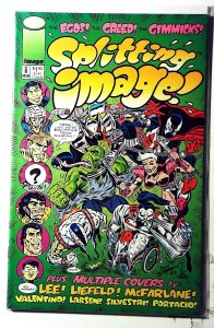 Splitting Image #1 1993 Image Cyberforce Shadowhawk Spawn Savage Dragon Comic