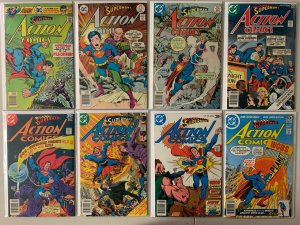 Action Comics lot #438-498 28 diff avg 5.0 (1974-79)