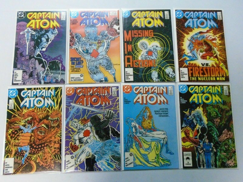 Captain Atom lot from:#2-51 + Annual:#1+2 47 different 8.0 VF (1987-91)