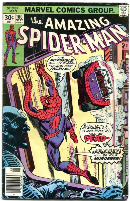 Amazing Spider-man #160 1976-Marvel Comics- G