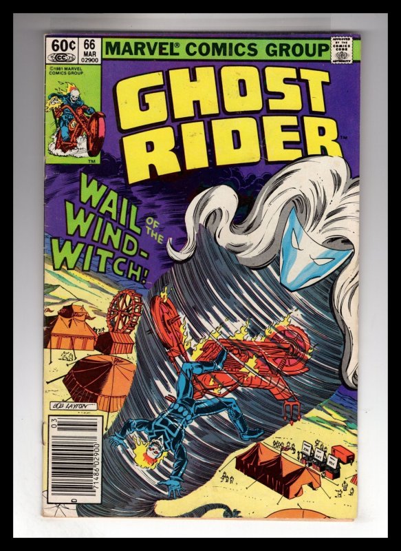 Ghost Rider #66 Newsstand Edition (1982) VG/F    / ID#280