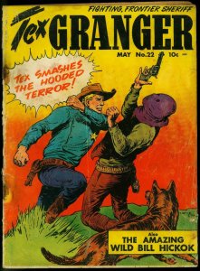 TEX GRANGER #22 1949 WILD BILL HICKOCK  GERMAN SHEPHERD P/FR
