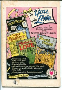 Girls' Love Stories #47 1957-DC-romance stories-VG