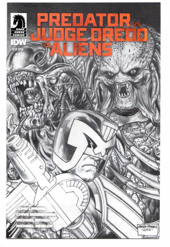 Dark Horse Comics on X: Predator vs. Judge Dredd vs. Aliens