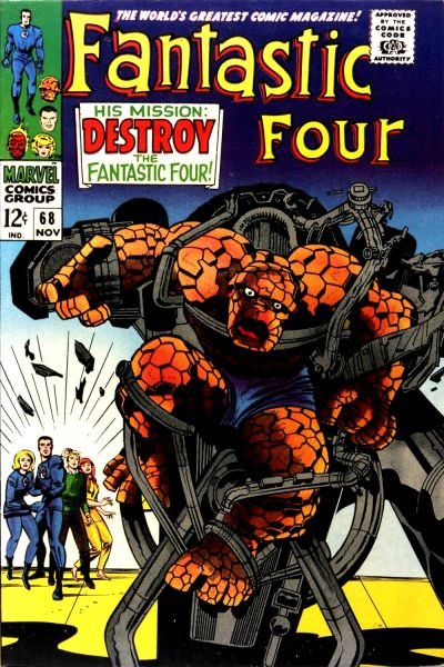 Fantastic Four #68 (ungraded) stock photo / SCM