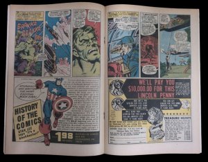 Incredible Hulk #130 Hulk Versus Bruce Banner 1970 Marvel Comics Fine Condition