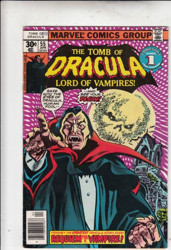 Tomb of Dracula #55 (Apr-77) VF Affordable-Grade Dracula