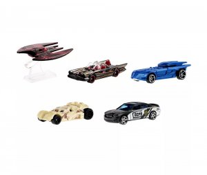 Batman Theme 5 piece Set DC Comics Series Diecast Models by Hot Wheels