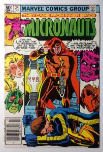 Micronauts #34 (6.5-NS, 1981) 