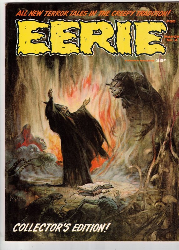 Eerie #2 (1966)  NM- High-Grade Beauty Rare 2nd Iss Richmond CERT Neal Adams Art