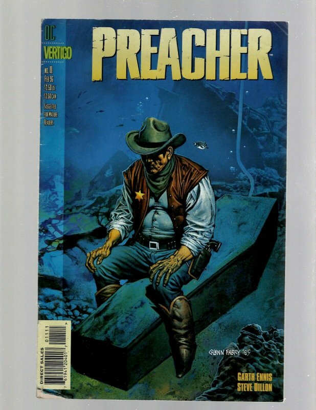 Lot Of 8 Preacher DC Vertigo Comic Books # 10 11 23 43 44 45 46 47 Ennis HY5 