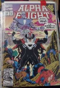 alpha flight #112  1992 marvel  DISNEY canada infinity war magnus thanos gamma