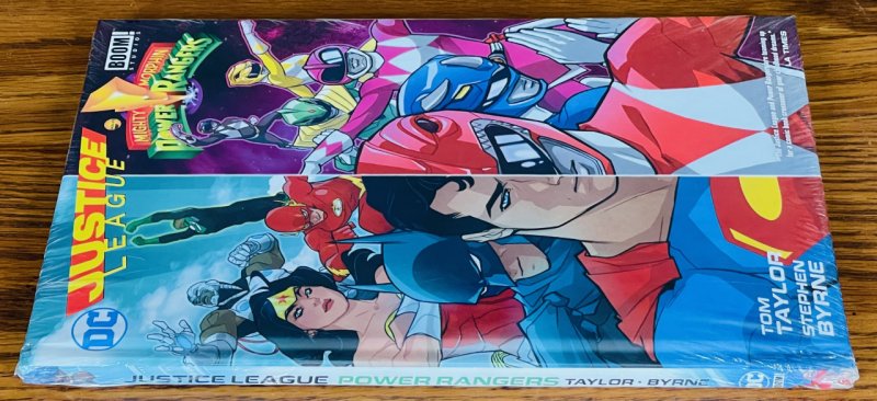 JUSTICE LEAGUE MIGHTY MORPHIN POWER RANGERS HARDCOVER GRAPHIC NOVEL BOOK DC 