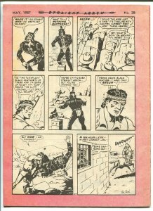 Straight Arrow 28 1957-ME-Black Feather-Indians-Fred Meagher-Australian-VG