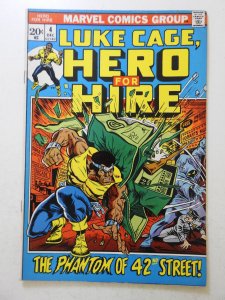 Hero for Hire #4 (1972) Sharp VG+ Condition!