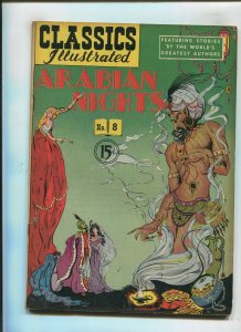 CLASSICS ILLUSTRATED #8 (7.0/7.5) HRN 78 7TH PRINT!! 1947