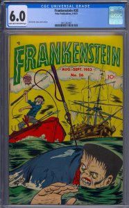 FRANKENSTEIN #26 CGC 6.0 DICK BRIEFER