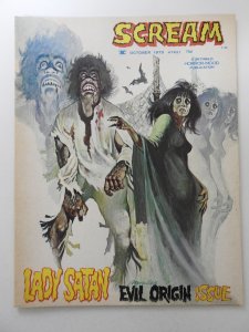 Scream #2 (1973) Sharp Fine Condition! HTF Horror Mag!