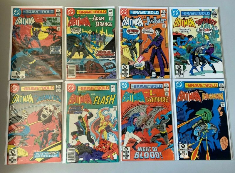 Brave + Bold lot from:#156-199 1st Series 34 diff books avg 6.0 FN (1979-1983)