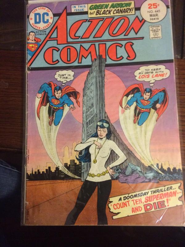 Lot of five action comics