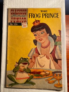 Classics Illustrated Junior #526 Second Print Cover (1956) The Frog Prince