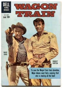 Wagon Train #6 1960- Dell TV Western- Robert Horton VF-