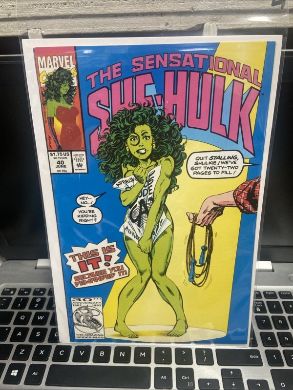 The Sensational She-Hulk #40 (1989) Marvel Comics CONTROVERSIAL ISSUE