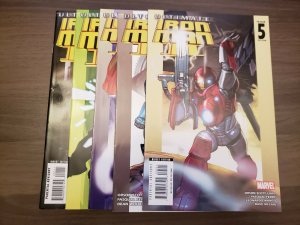 Ultimate Iron Man II (Marvel 2007) #1,2,3,4,5 | Pasqual Ferry Orson Scott Card 