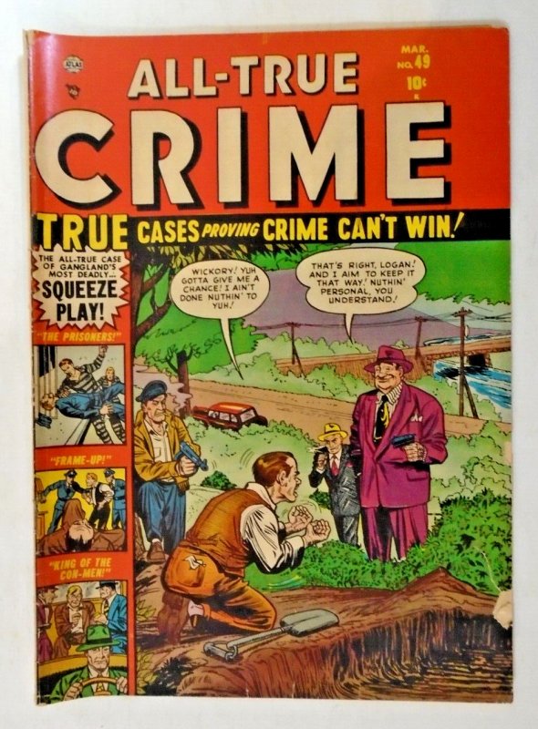 All True Crime #49vg; Krigstein. Mentioned in Parade of Pleasure.