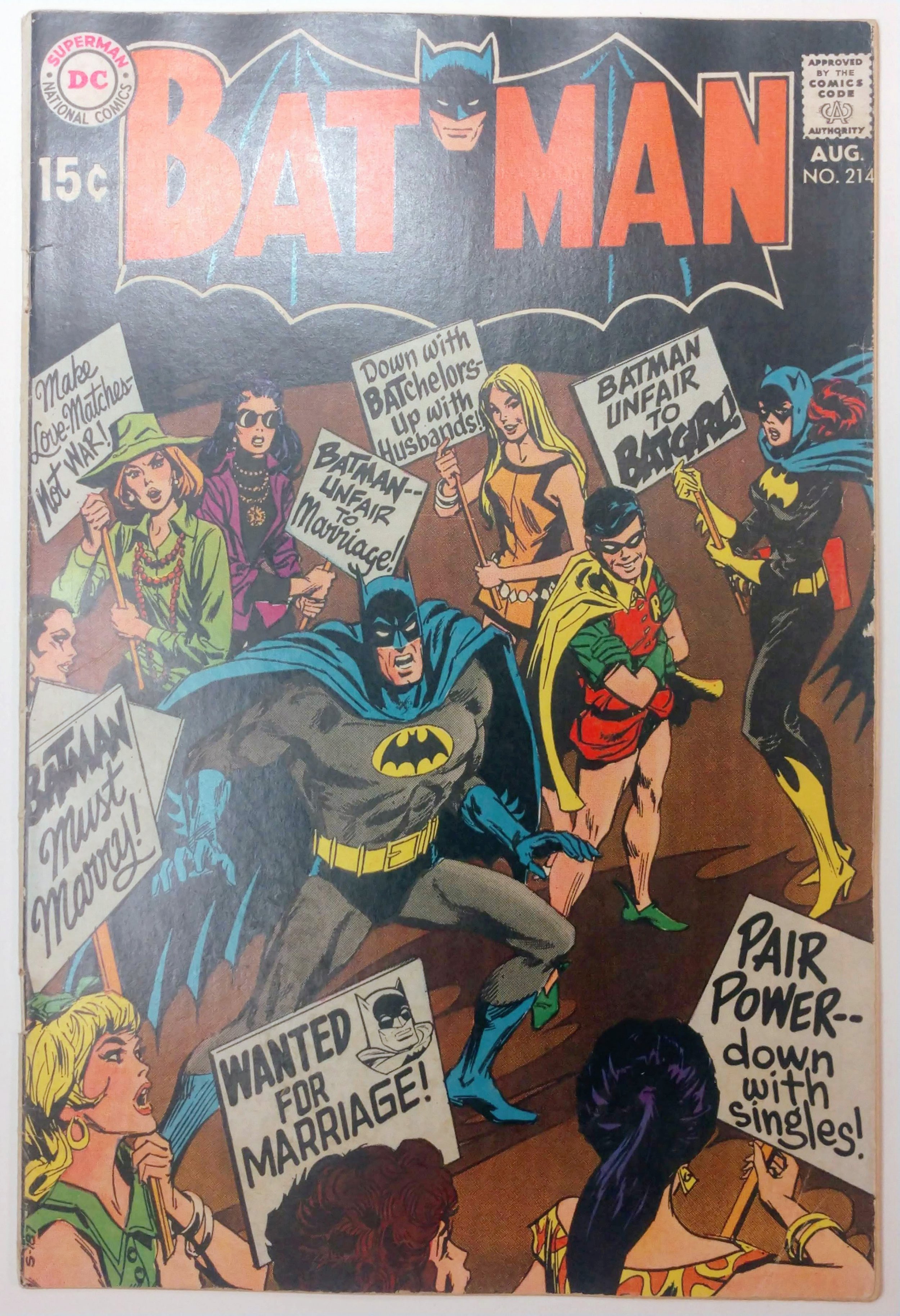 Batman #214 (, 1969) | Comic Books - Silver Age, DC Comics, Batman,  Superhero / HipComic