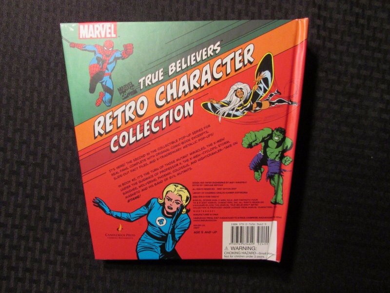 2007 X-MEN Pop-Up Marvel True Believers Retro HC VF 8.0 Candlewick