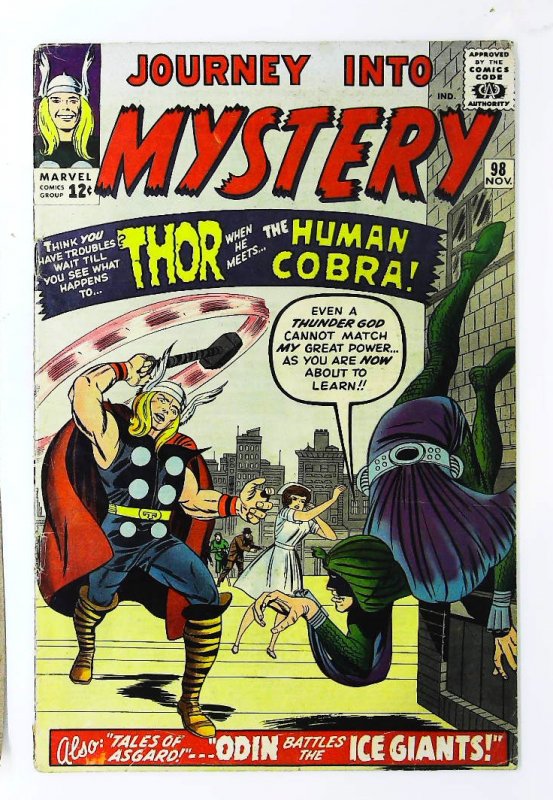 Journey into Mystery (1952 series) #98, Fine- (Actual scan)