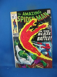 AMAZING SPIDERMAN 77 NM- MARVEL  1969 HUMAN TORCH