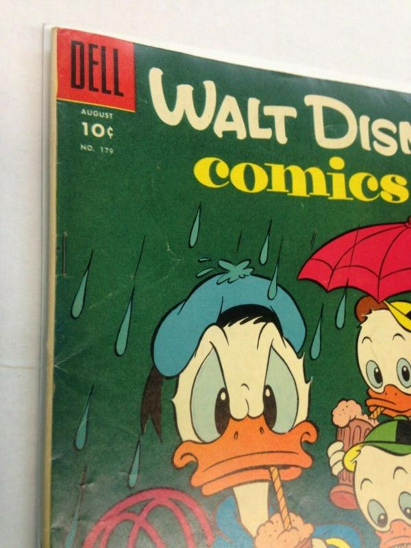 Walt Disney's Comics and Stories 179 VG+  All Barks Art (Aug. 1955) 