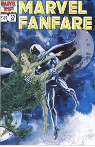 Marvel Fanfare 30  9.0 (our highest grade)  Moon Knight Brent Anderson
