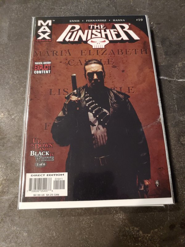 THE PUNISHER #19 MAX COMICS MARVEL