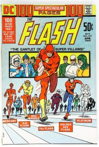 Flash (1959 series)  #214, Fine+ (Actual scan)