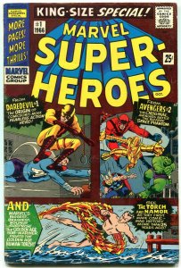 Marvel Super-Heroes #1 1966-DAREDEVIL-SUB MARINER-AVENGERS- vg/f 